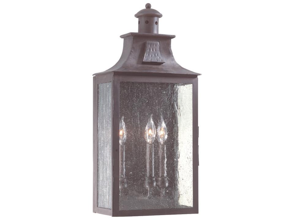 Newton Outdoor Wall Light in Old Bronze
