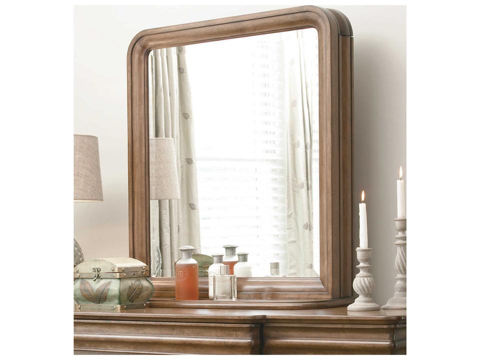 New Lou Cognac Dresser Vintage Storage Mirror
