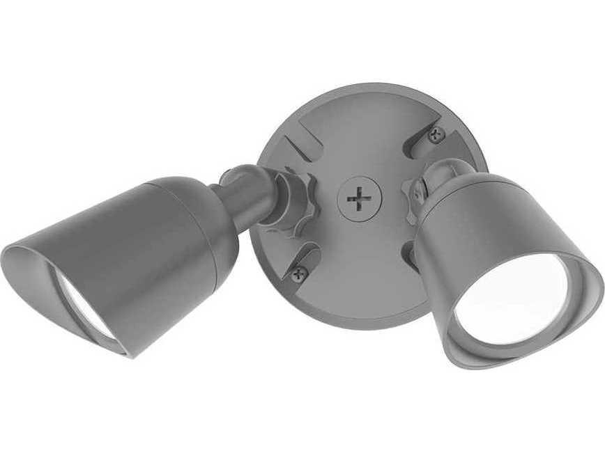 Endurance Double Spot Outdoor LED Wall Light Architectural Graphite