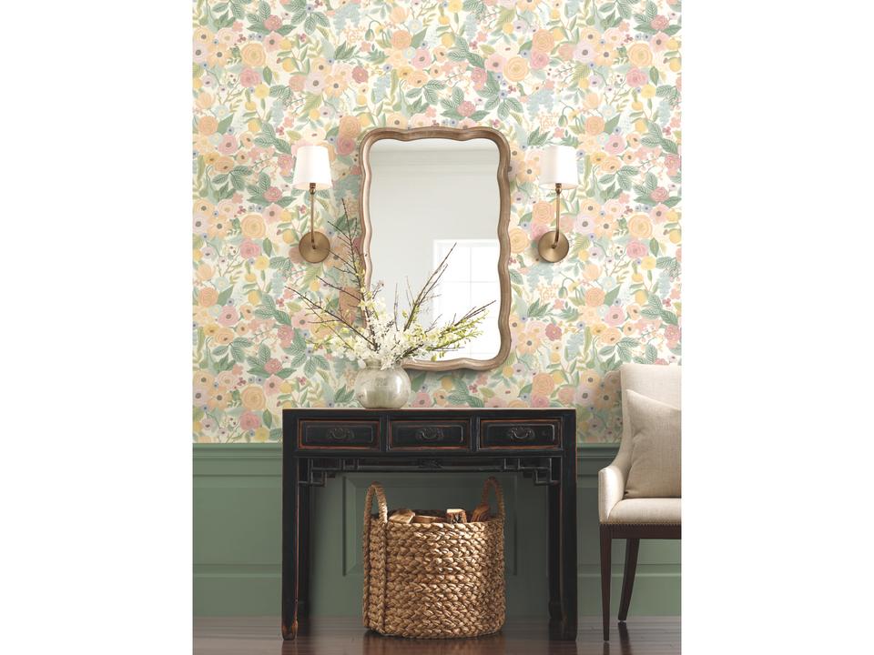 Pastels Garden Party Wallpaper
