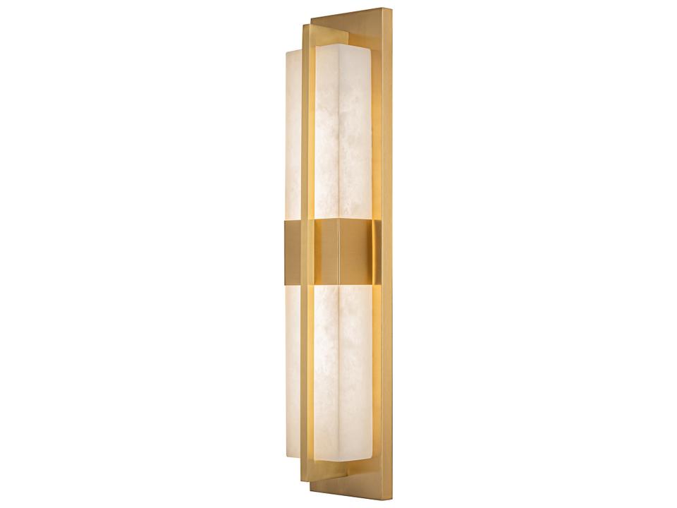 Briana Contemporary LED Wall Sconce in Brushed Brass