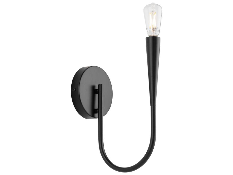 Bronte 1-Light Wall Sconce in Black Finish
