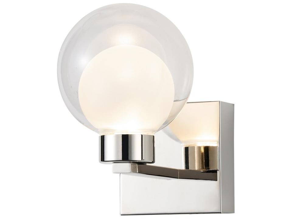 Colton 1-Light Integrated LED Wall Sconce in Polished Nickel