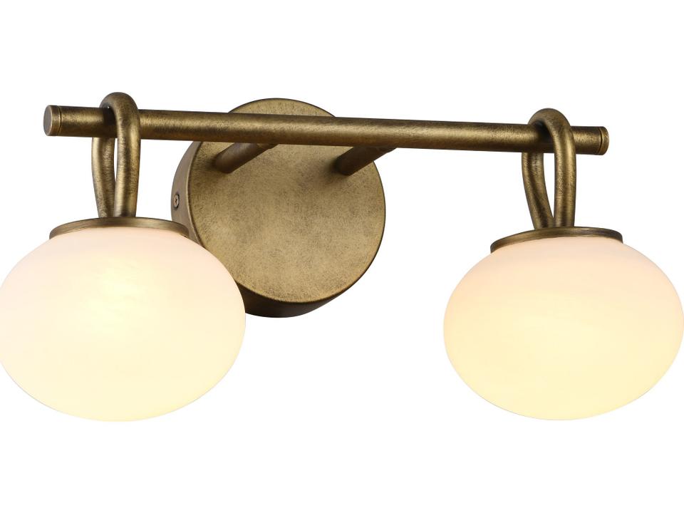 Velora 2-Light LED Wall Sconce in Legacy Brass