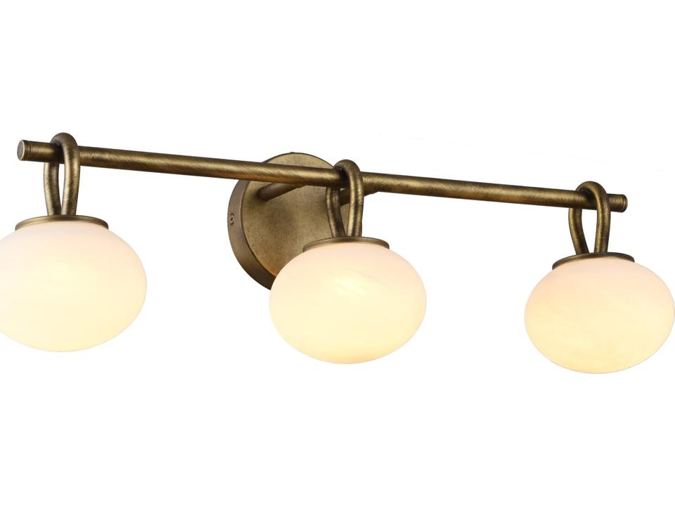 Velora 3-Light Legacy Brass Vanity Light