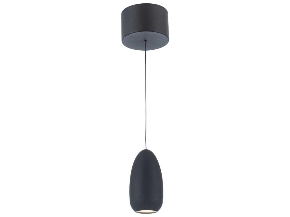 Royal Pearl Modern LED Mini Pendant Light in Black Finish