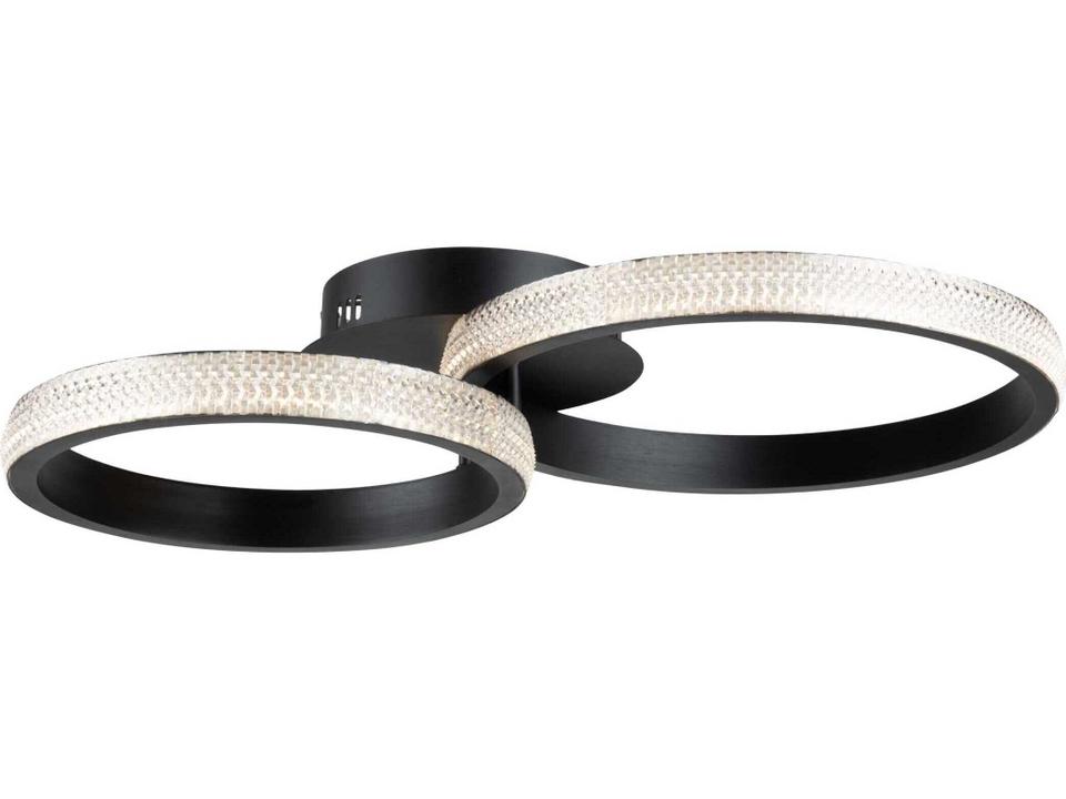 Nova Integrated LED Matte Black Flush Mount Ceiling Light