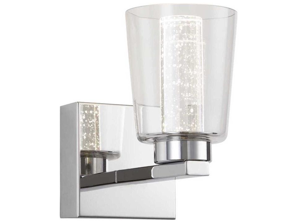 Dalton Integrated LED Bathroom Sconce in Chrome