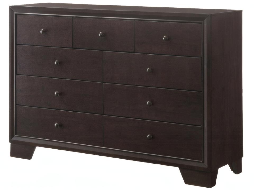 Madison 9-Drawer Dresser in Espresso Finish
