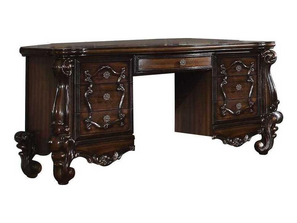 Versailles Cherry Oak Poplar Wood Vanity Table