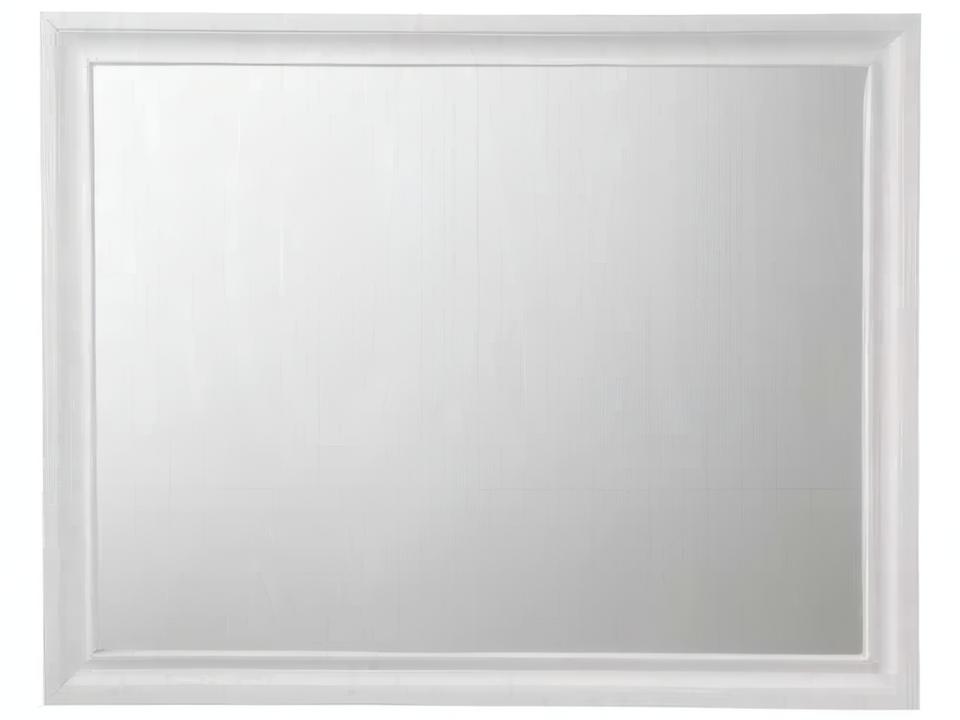 Naima White Contemporary Mirror