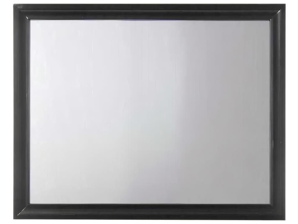 Naima Black Rectangular Wall Mirror