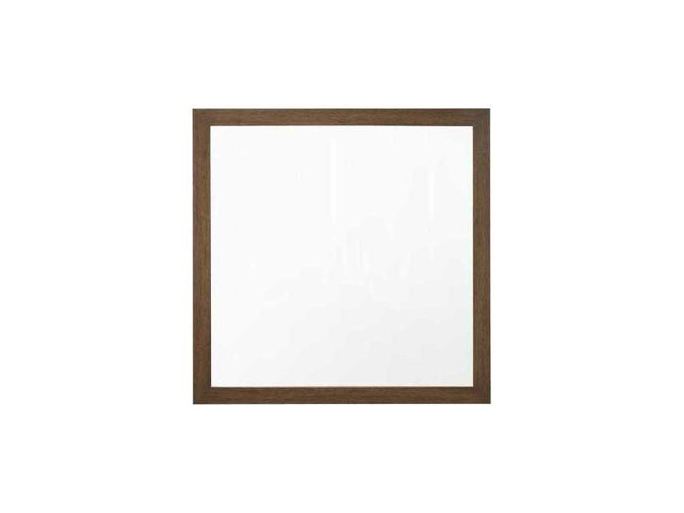 Miquell Oak Square Wall Mirror
