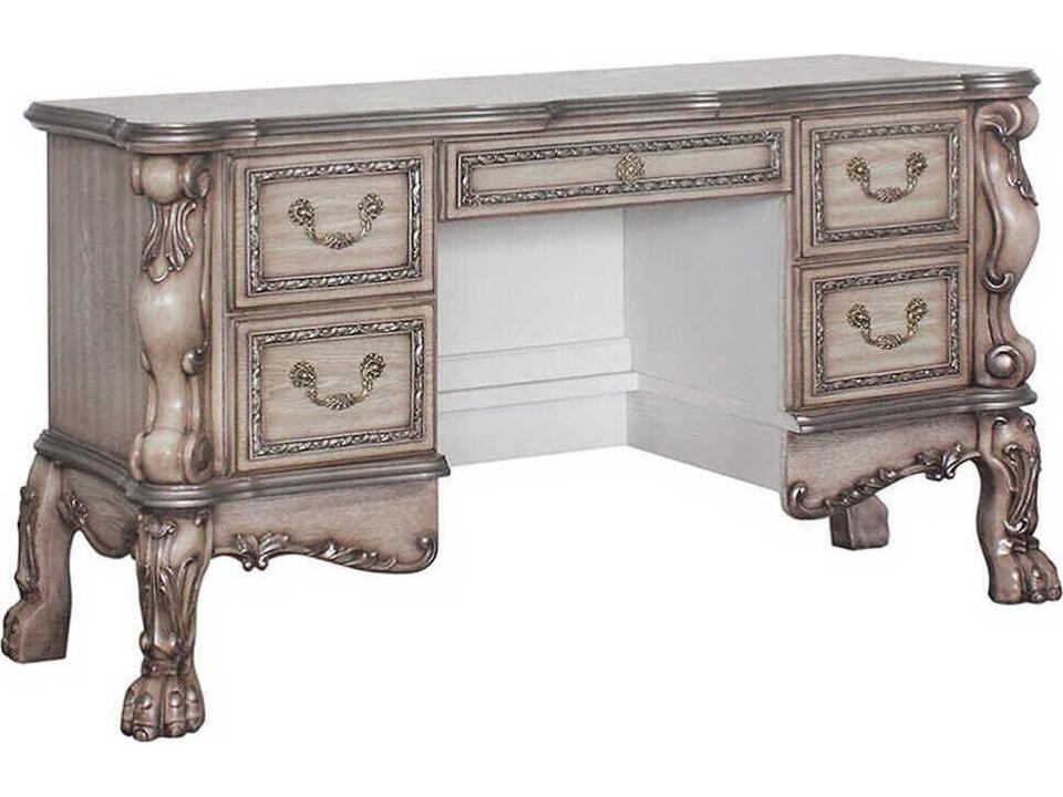 Dresden Vintage Bone White Vanity Table