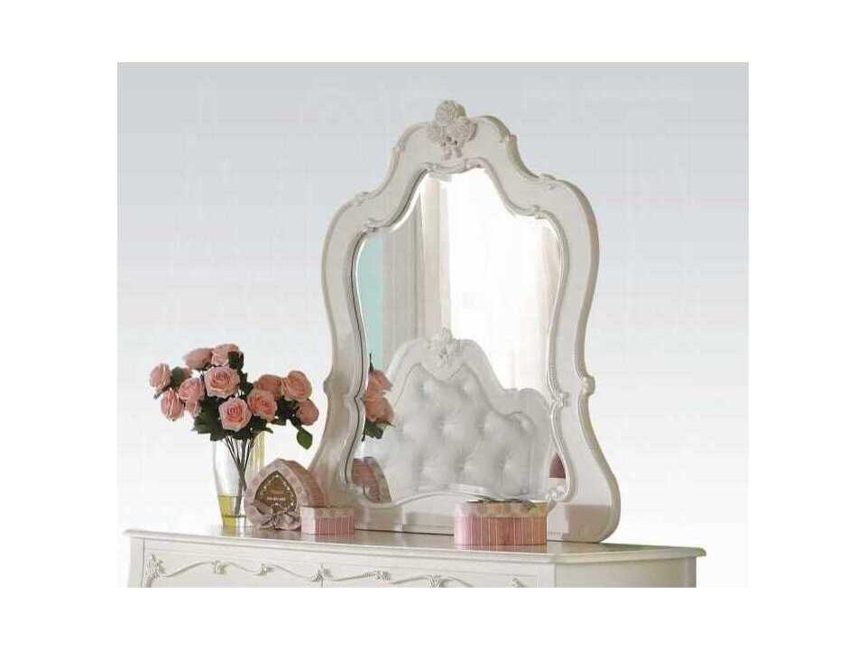 Pearl White Dresser Mirror