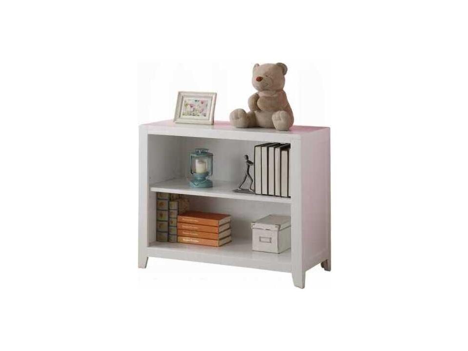 Lacey White Bookcase with 1 Adjustable Shelf