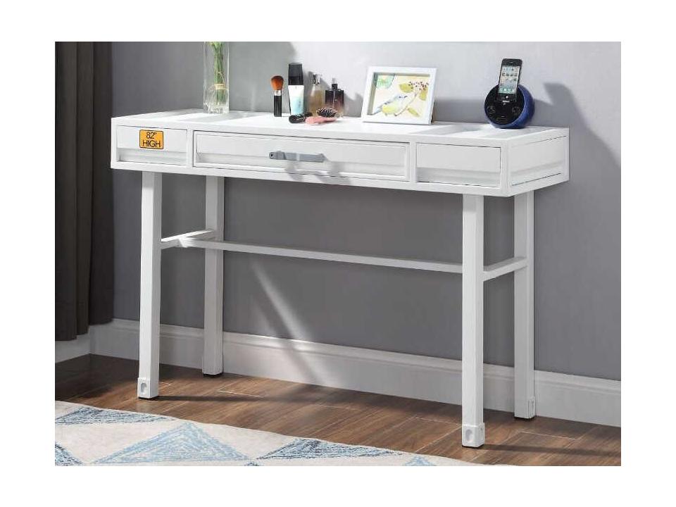 Cargo White Vanity Table