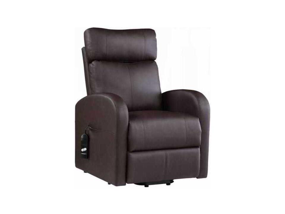 Ricardo Brown Synthetic Leather Faux Recliner