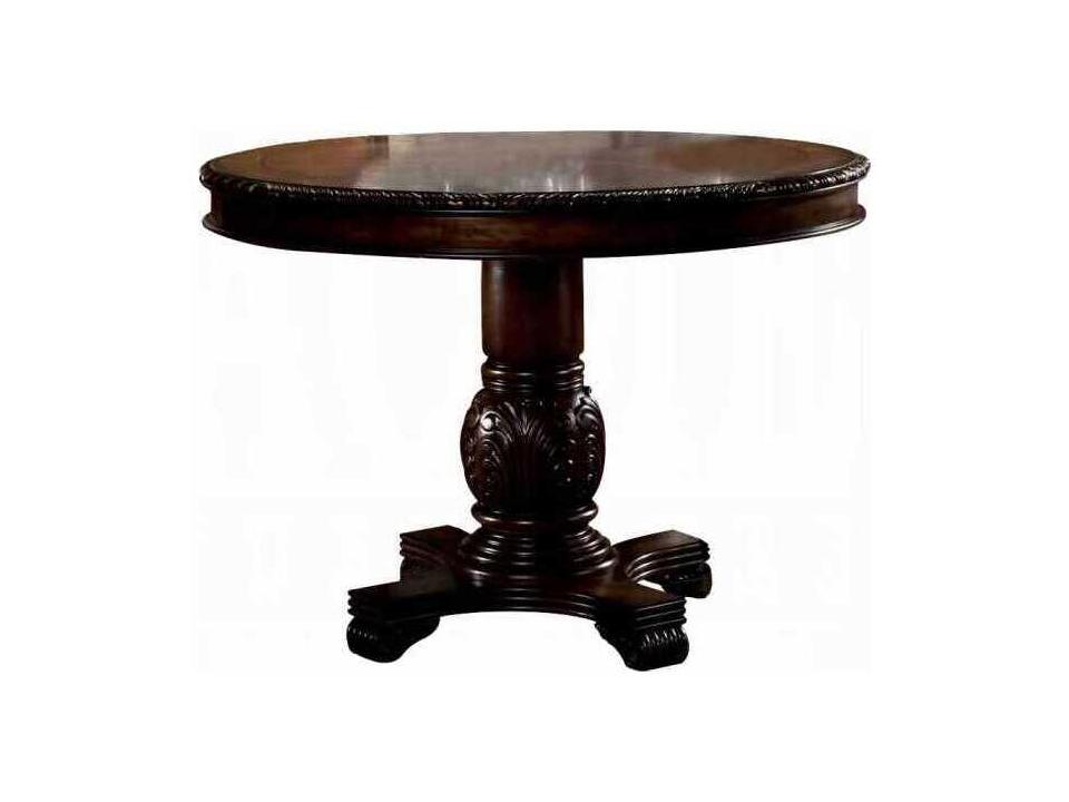 Chateau De Ville Round 48-Inch Counter Height Dining Table in Espresso
