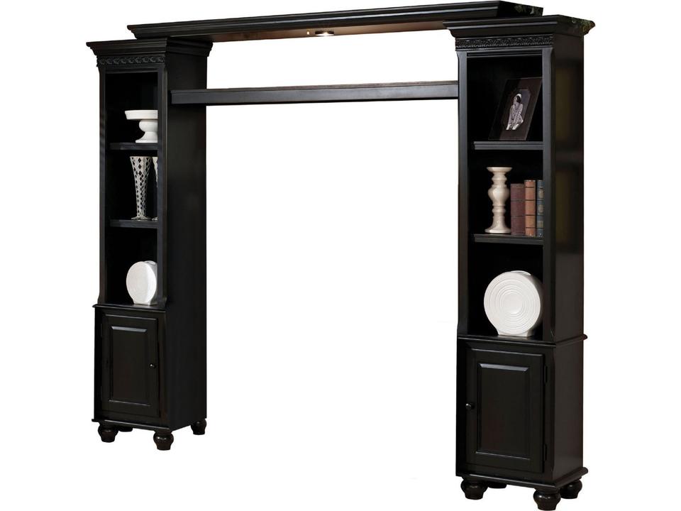 Ferla Transitional Entertainment Center in Black