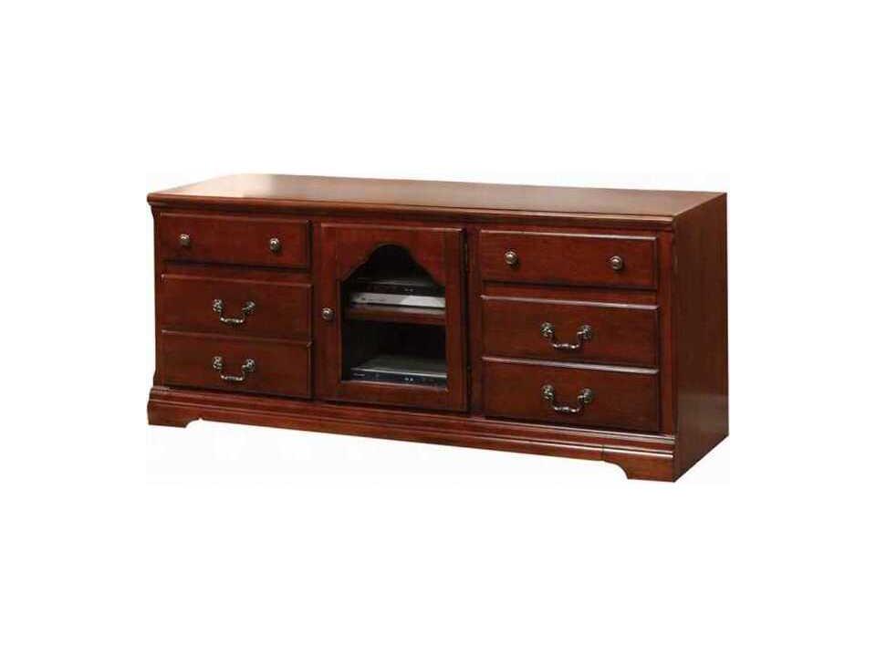 Hercules Traditional TV Stand in Cherry Finish