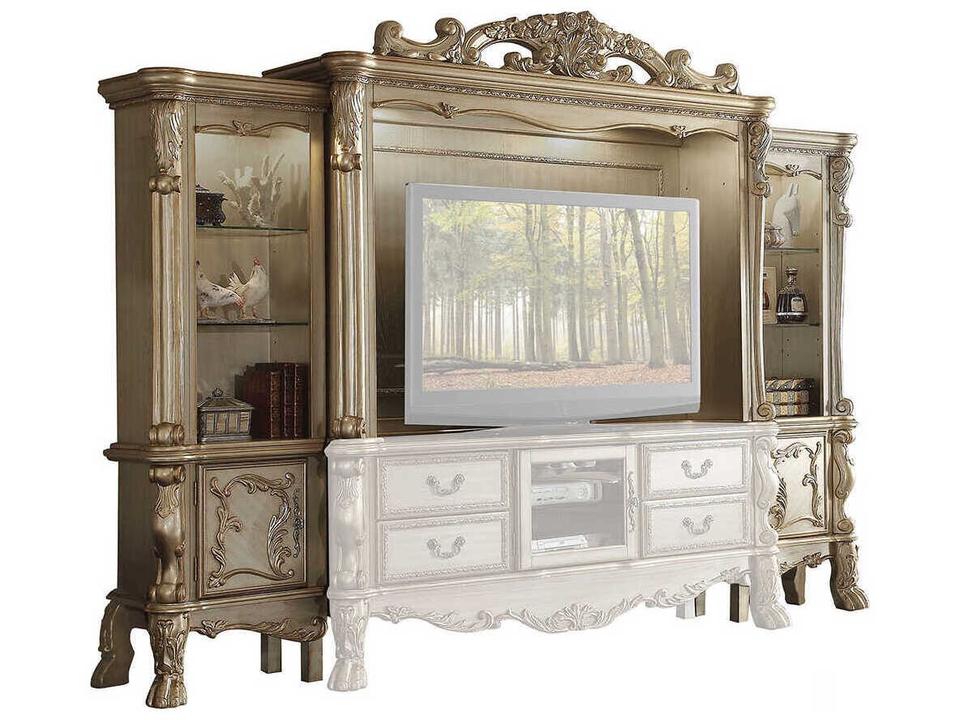 Dresden 121" Poplar Wood Media Console