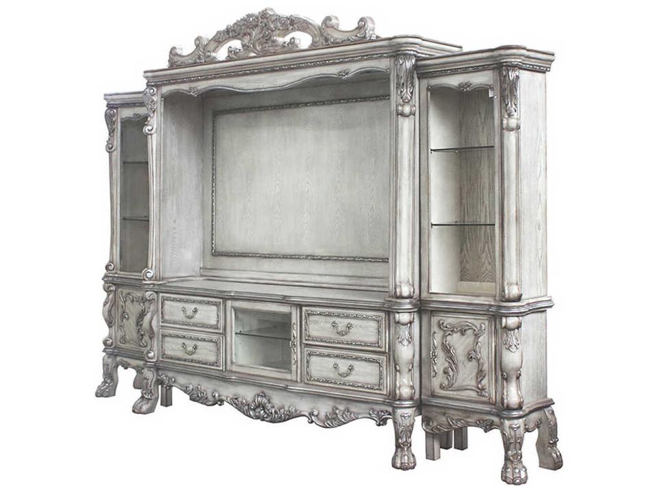 Dresden 121" Poplar Wood Media Console