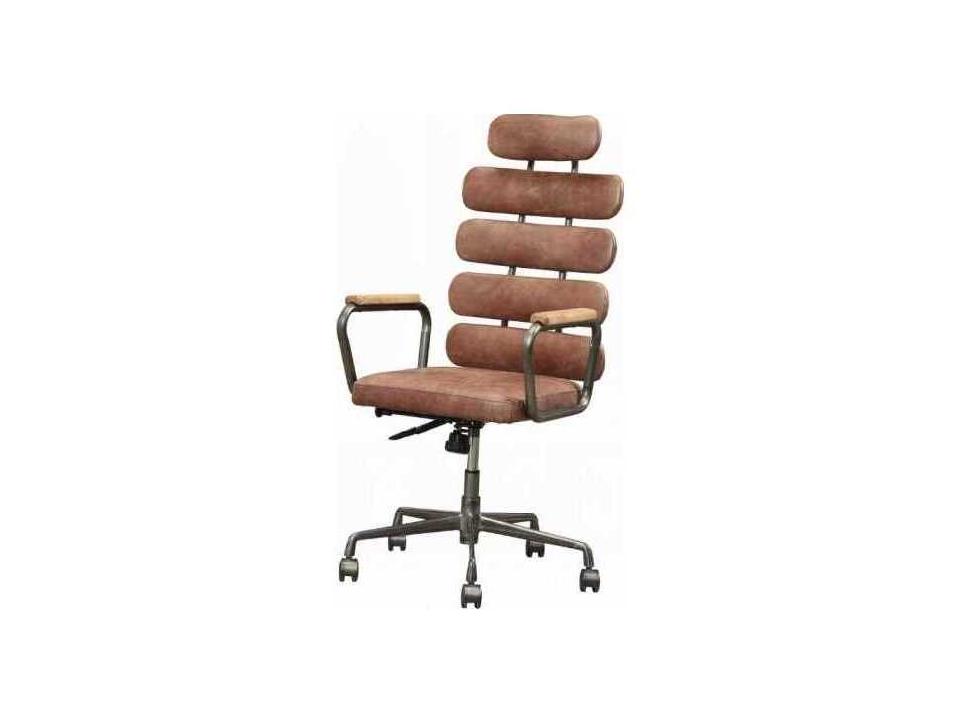 Calan Executive Office Chair in Vintage Whiskey Top Grain Leather