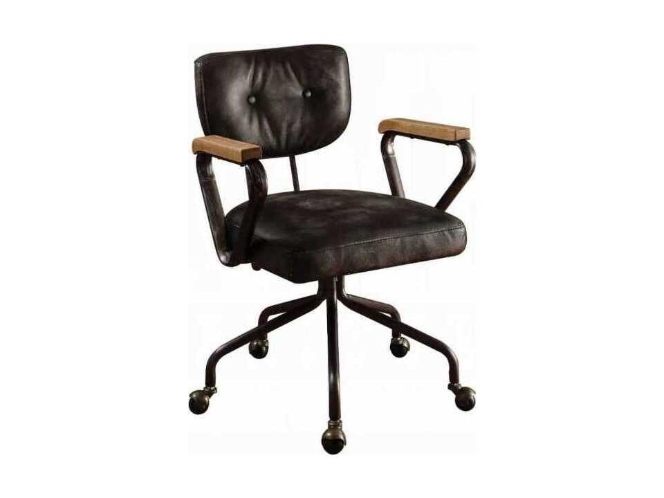 Hallie Leather Swivel Tilt Task Office Chair