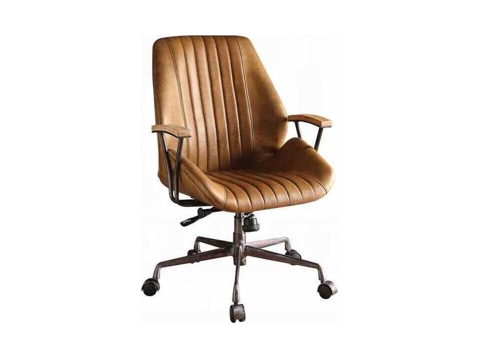 Hamilton Executive Office Chair in Coffee Top Grain Leather