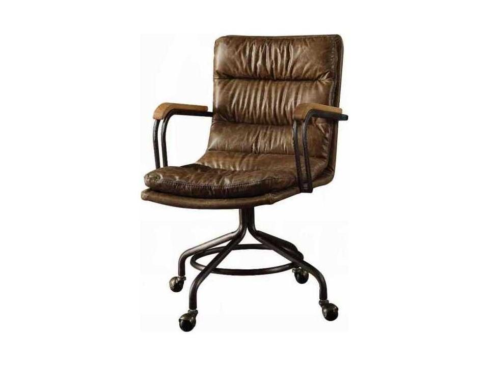 Harith Executive Office Chair Vintage Whiskey Top Grain Leather