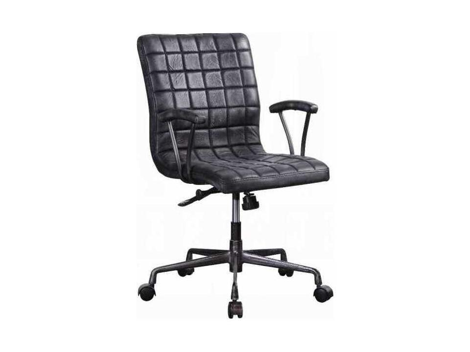 Leather Adjustable Swivel Computer Office Chair