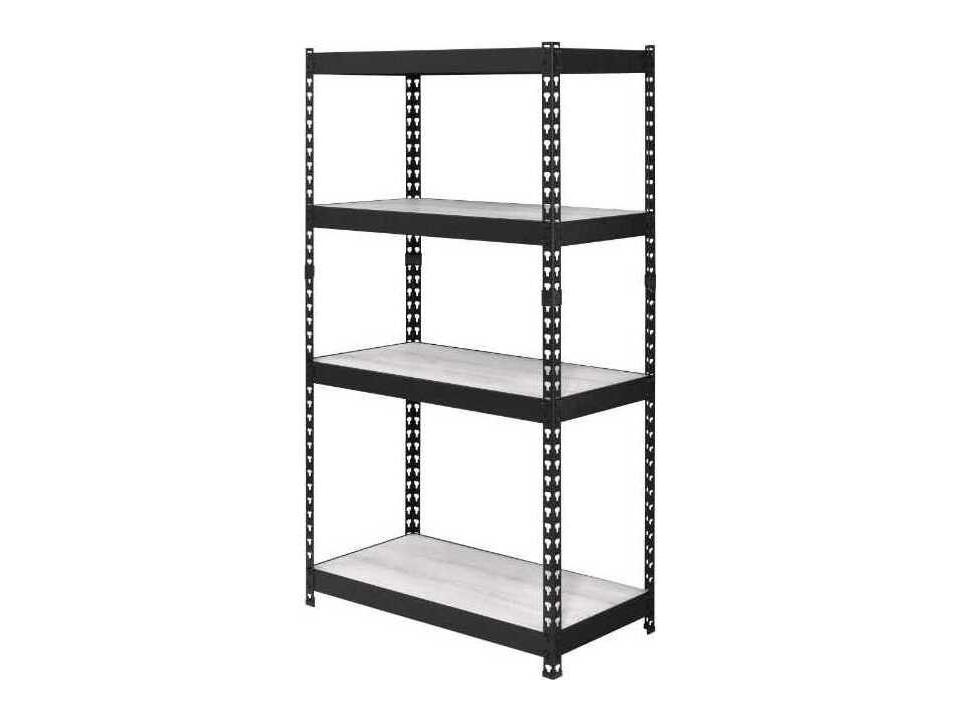 Decmus Natural Black Bookcase