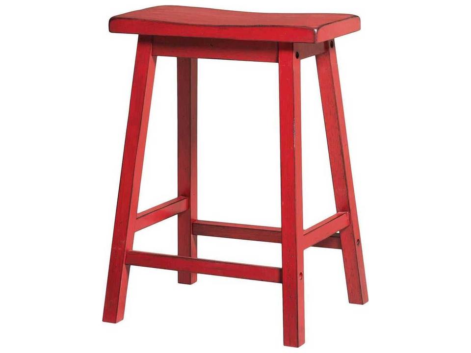 Gaucho Rubberwood Counter Stool Set of 2