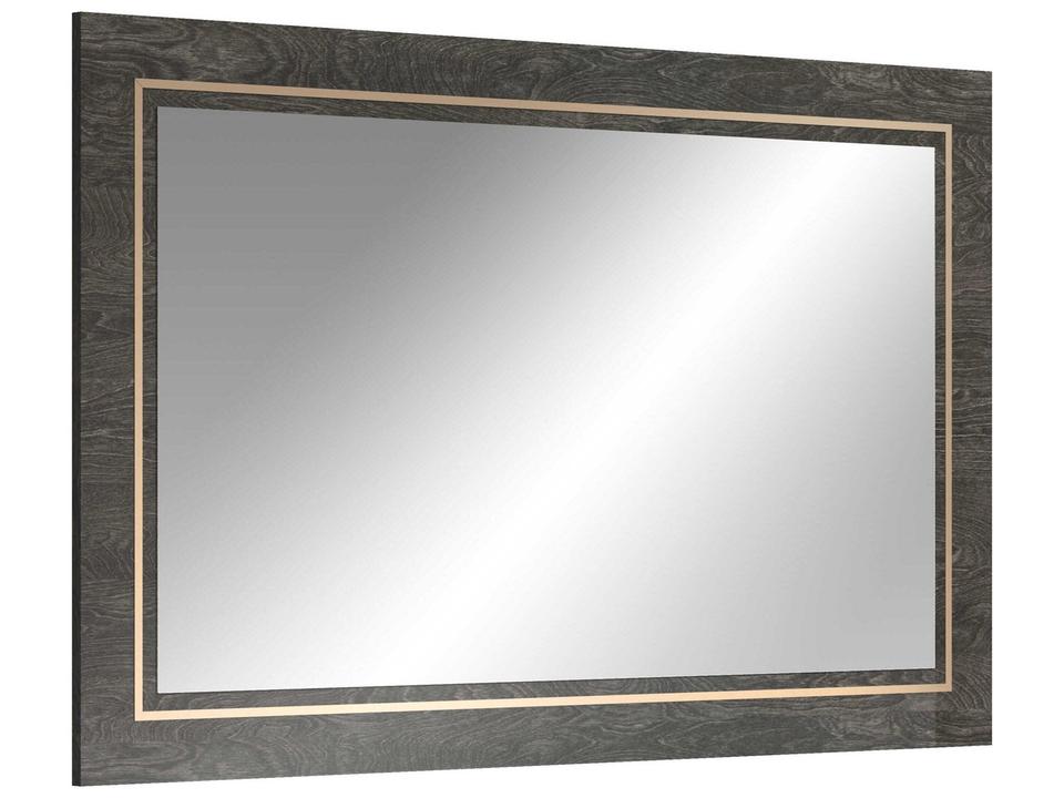 Venezia Accent Mirror in Gray Wood Frame