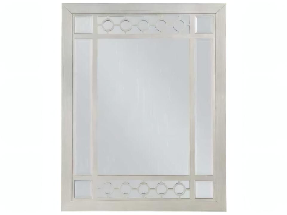 Varian Silver Mirrored Rectangular Wall Mirror