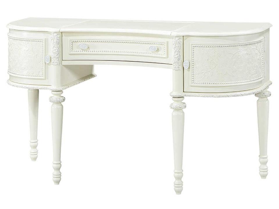 Dorothy Ivory Pine Wood Vanity Table