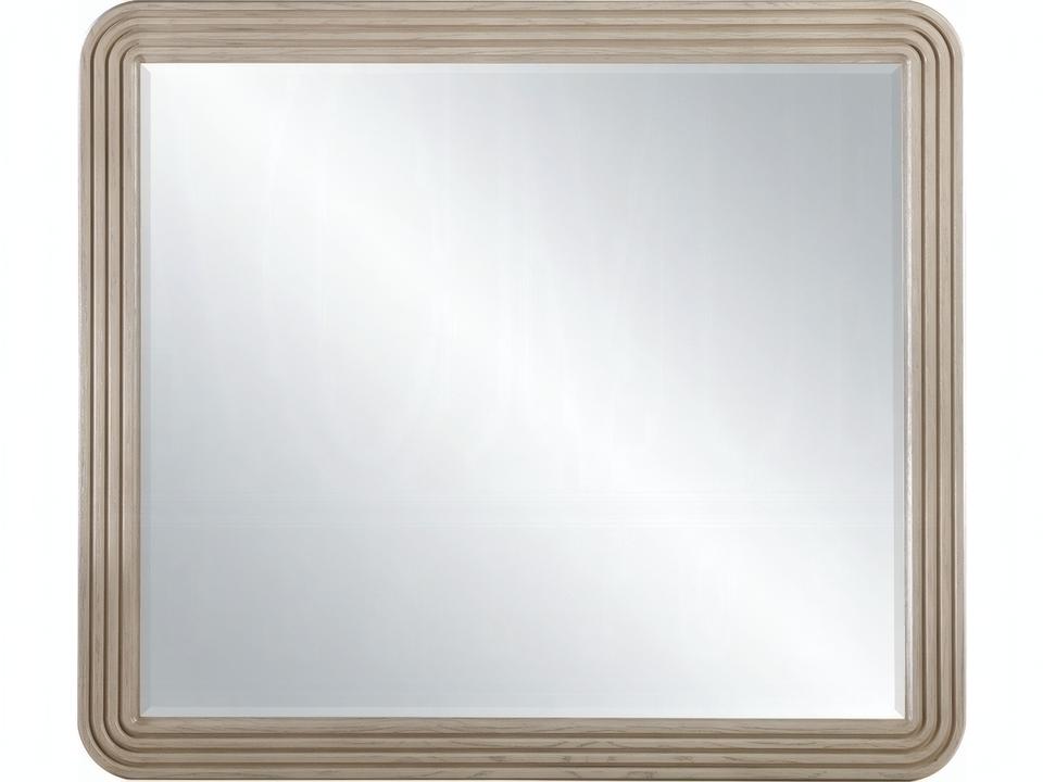 Leanna Beveled Mirror in Light Oak Veneer