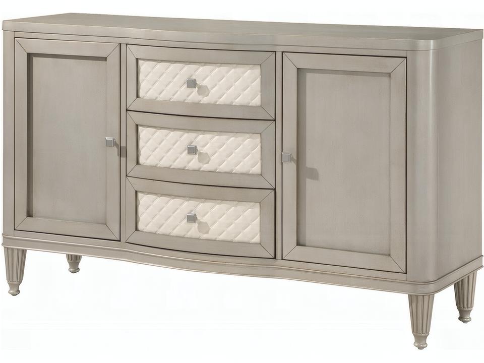 Kasa Server Buffet with Champagne Finish