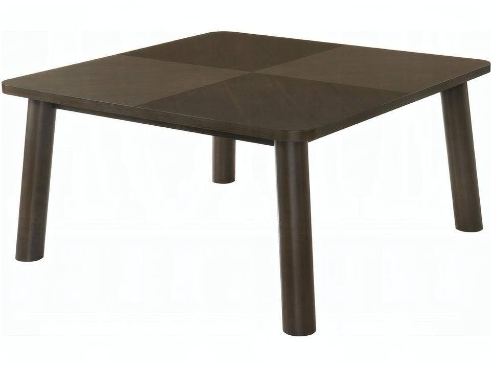 Mallin 59-Inch Square Dining Table in Walnut