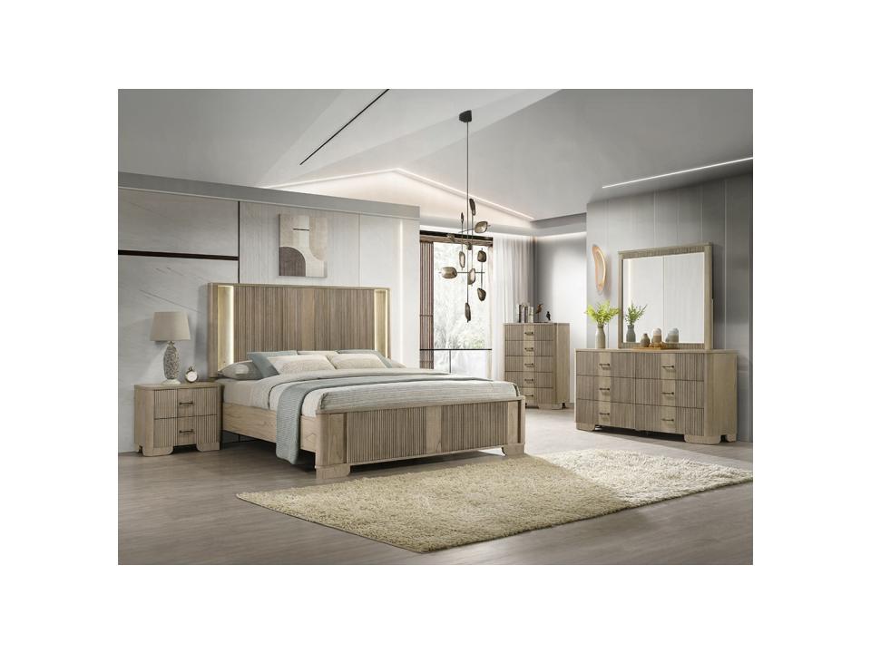 Lakkari Oak Bedroom Set