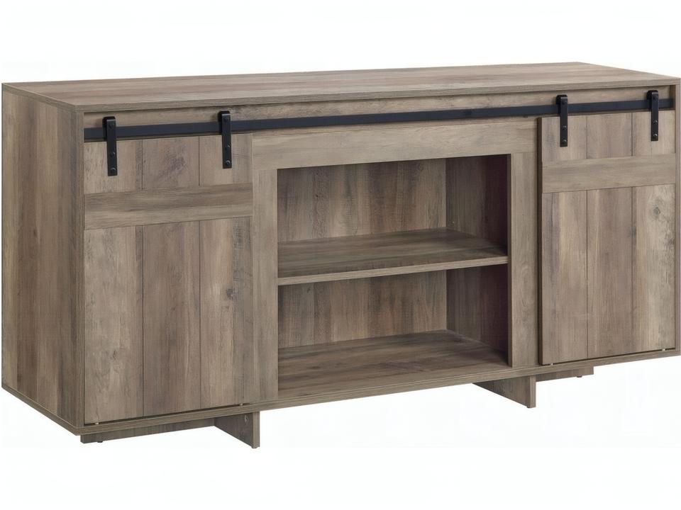 Bellarosa 60" Gray Washed Media Console