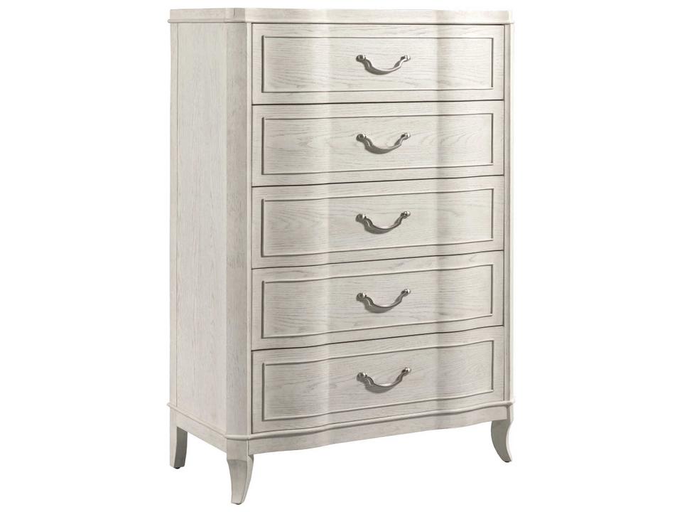 Harmony Emelie 5-Drawer Chest in Eggshell White