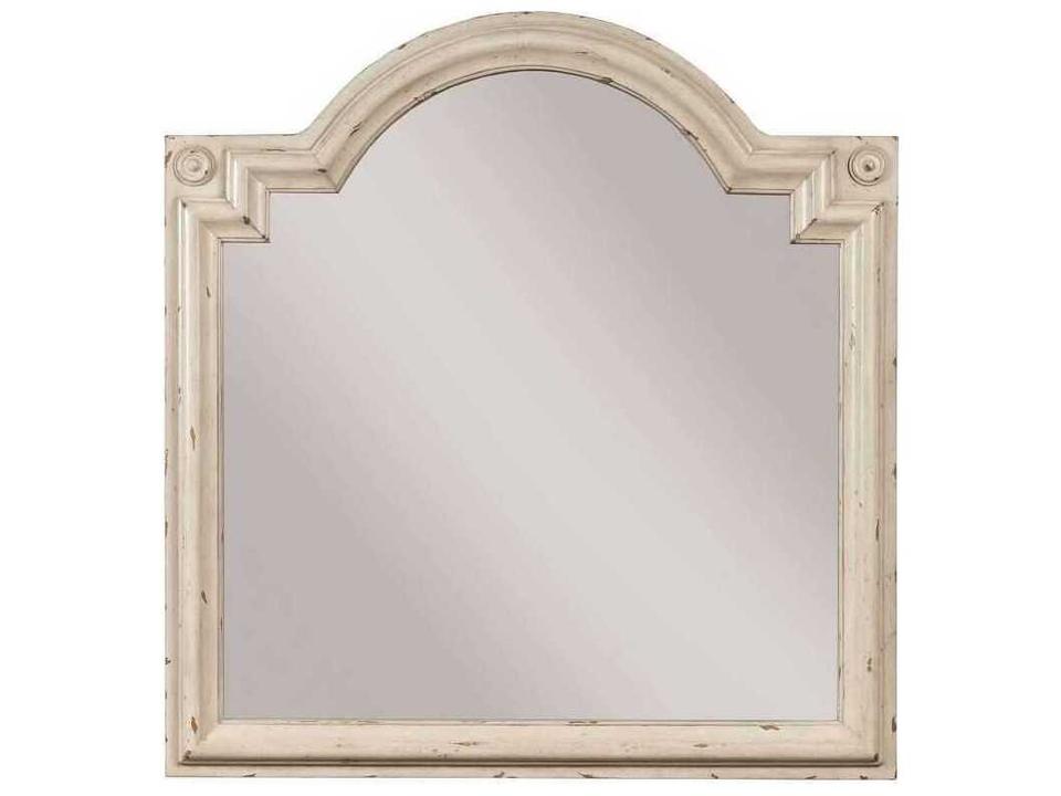 Southbury Beveled Bureau Mirror in Fossil and Parchment