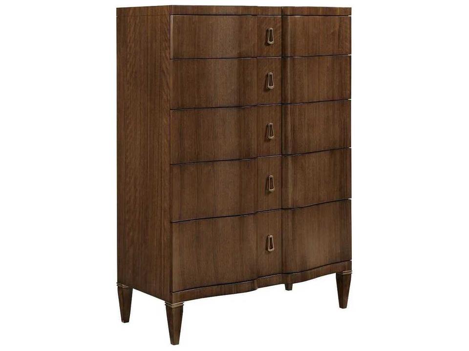 Vantage Stafford 5-Drawer Chest in Medium Stain Finish