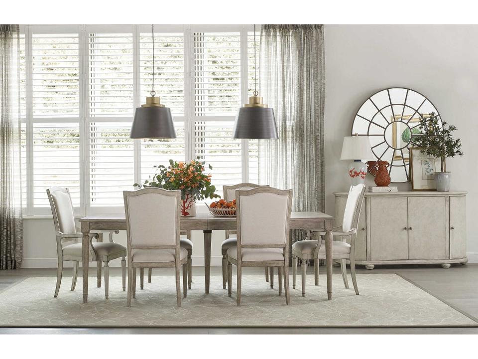 Cambric Oak Wood Dining Room Set