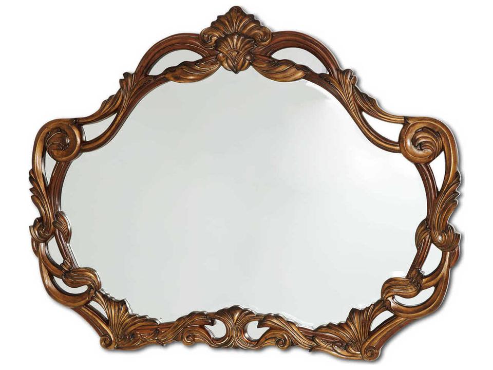 Villa Valencia Classic Chestnut Wall Mirror
