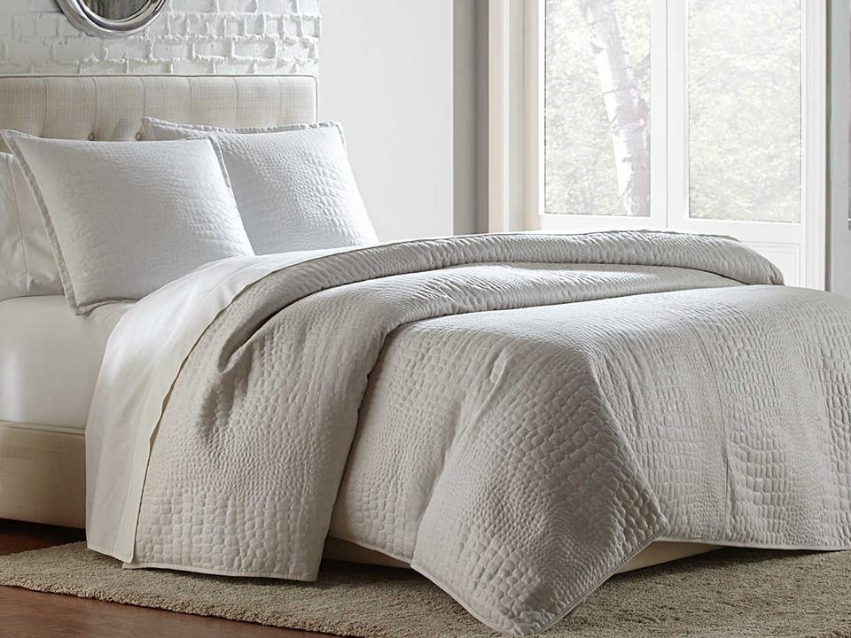 Brilliance 3-Piece King Coverlet Duvet Set in White