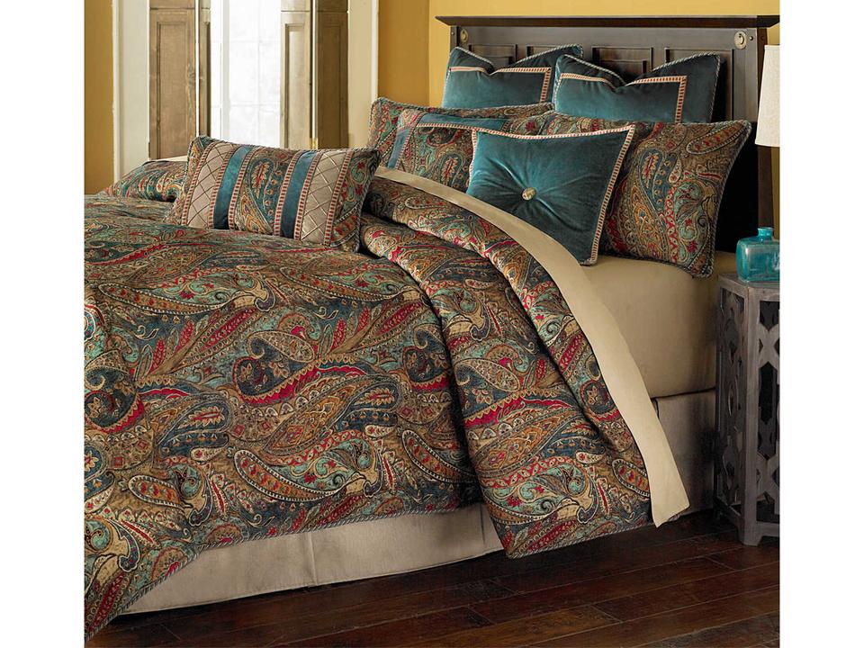 Seville 10-Piece King Comforter Set in Honey