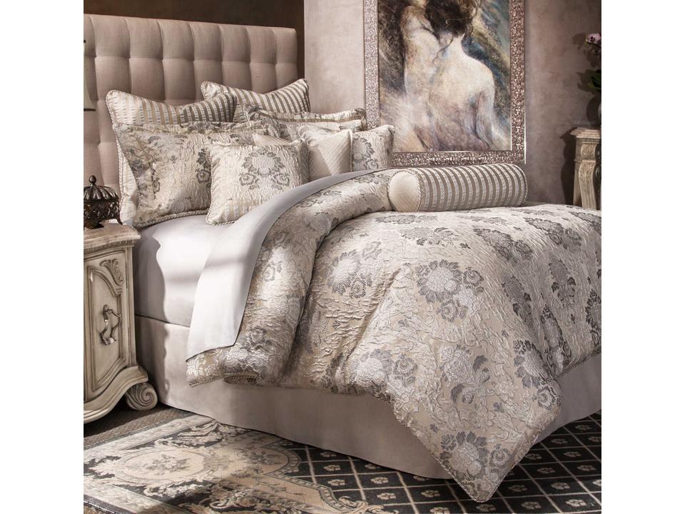 Sycamore Grove 9-Piece Queen Comforter Set Silver